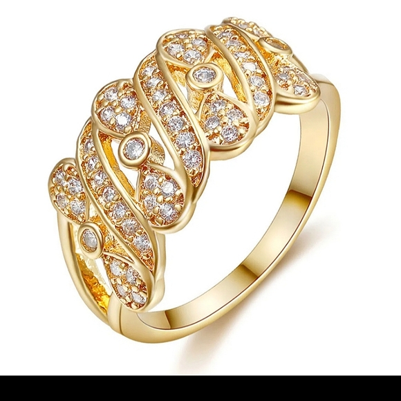 Ladies Zircon Ring. - Picture 4 of 7